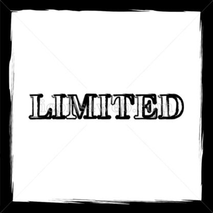 Limited sketch icon. - Website icons