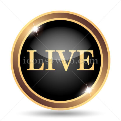 Live gold icon. - Website icons