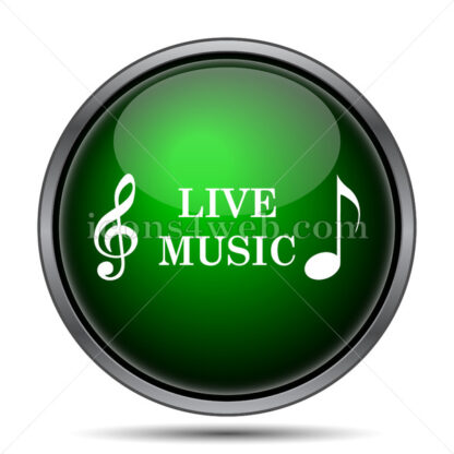 Live music internet icon. - Website icons