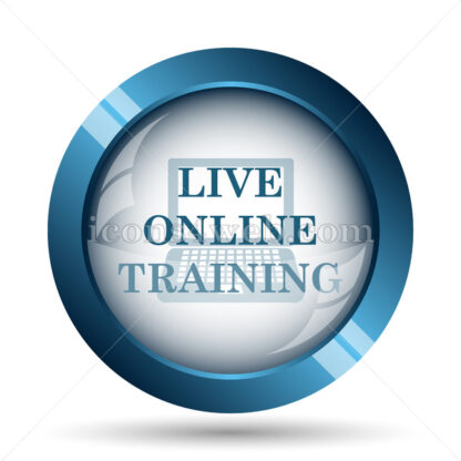 Live online training image icon. - Website icons