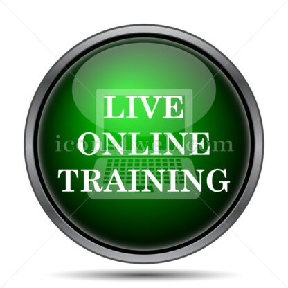 Live online training internet icon. - Website icons