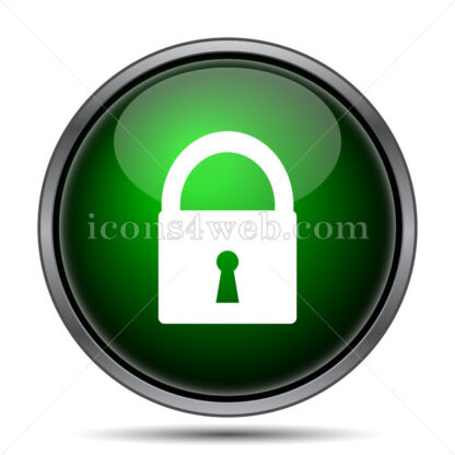 Lock internet icon. - Website icons