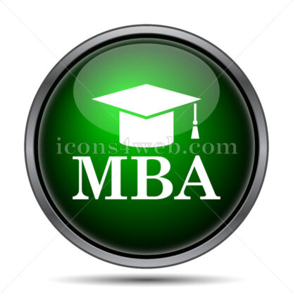 MBA internet icon. - Website icons
