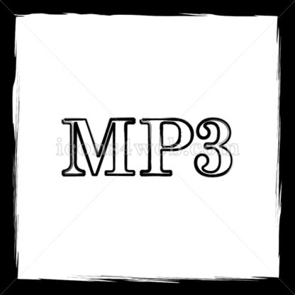 MP3 sketch icon. - Website icons