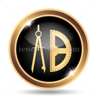 Math gold icon. - Website icons