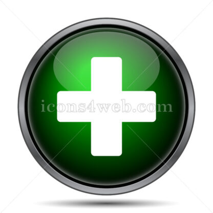 Medical cross internet icon. - Website icons