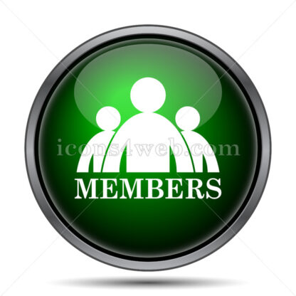 Members internet icon. - Website icons