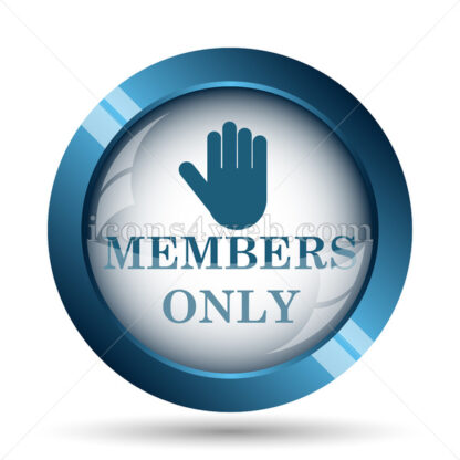 Members only image icon. - Website icons