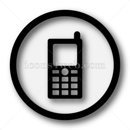 Mobile phone simple icon. Mobile phone simple button. - Website icons