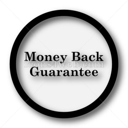 Money back guarantee simple icon. Money back guarantee simple button. - Website icons