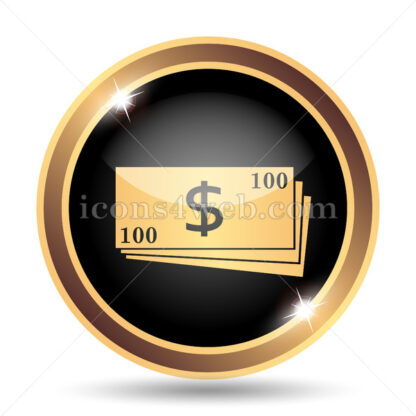 Money gold icon. - Website icons