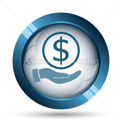 Money in hand image icon. - Website icons