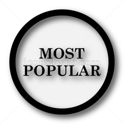 Most popular simple icon. Most popular simple button. - Website icons