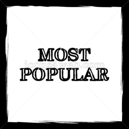 Most popular sketch icon. - Website icons