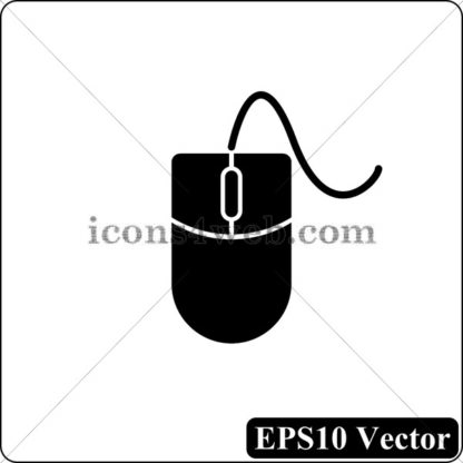 Mouse  black icon. EPS10 vector. - Website icons