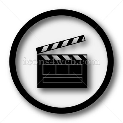 Movie simple icon. Movie simple button. - Website icons