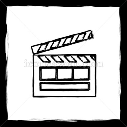 Movie sketch icon. - Website icons