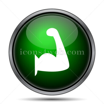 Muscle internet icon. - Website icons