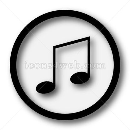 Music simple icon. Music simple button. - Website icons