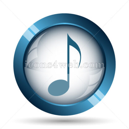 Musical note image icon. - Website icons