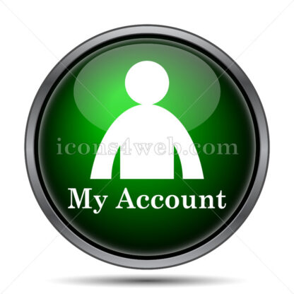 My account internet icon. - Website icons