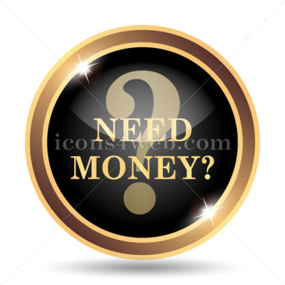 Need money gold icon. - Website icons