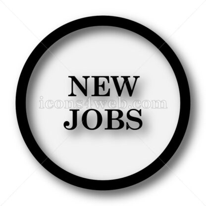 New jobs simple icon. New jobs simple button. - Website icons