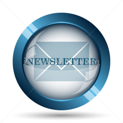 Newsletter image icon. - Website icons