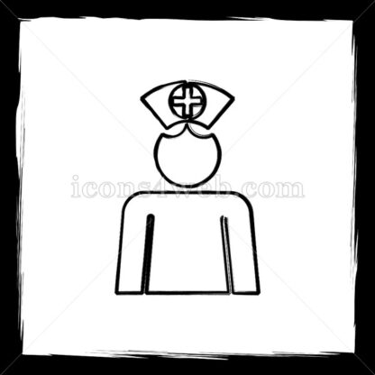 Nurse sketch icon. - Website icons