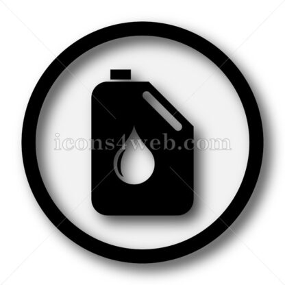 Oil can simple icon. Oil can simple button. - Website icons