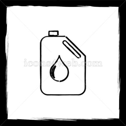 Oil can sketch icon. - Website icons