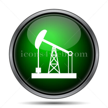 Oil pump internet icon. - Website icons