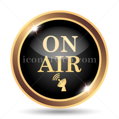 On air gold icon. - Website icons