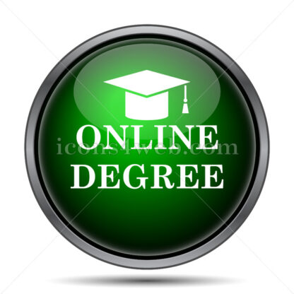 Online degree internet icon. - Website icons