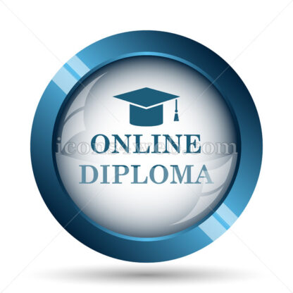 Online diploma image icon. - Website icons