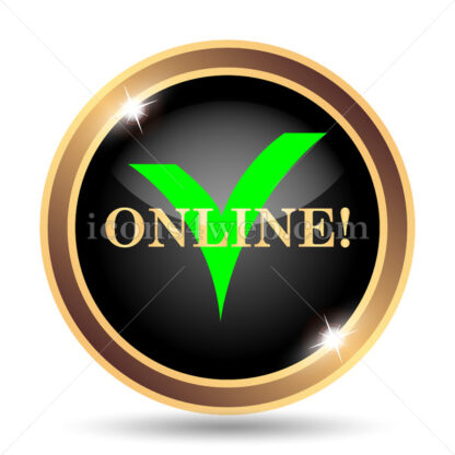 Online gold icon. - Website icons