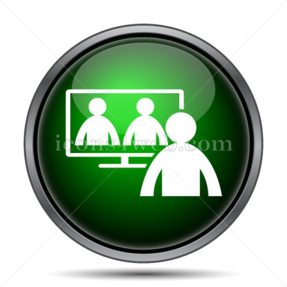 Online meeting internet icon. - Website icons
