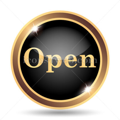Open gold icon. - Website icons