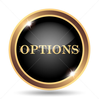 Options gold icon. - Website icons