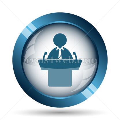 Orator image icon. - Website icons