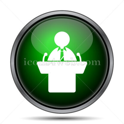 Orator internet icon. - Website icons