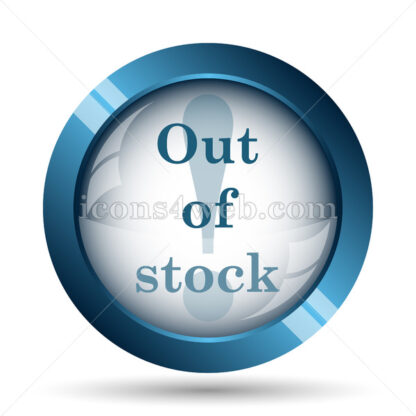 Out of stock image icon. - Website icons