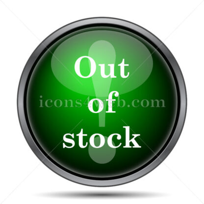 Out of stock internet icon. - Website icons