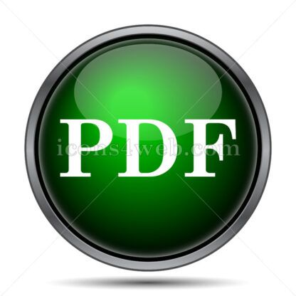 PDF internet icon. - Website icons