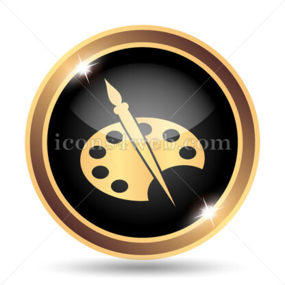 Painting gold icon. - Website icons