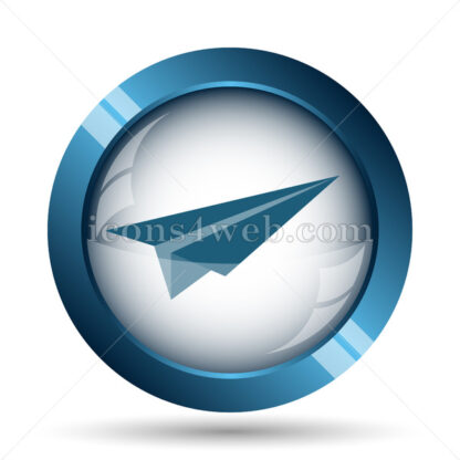 Paper plane image icon. - Website icons