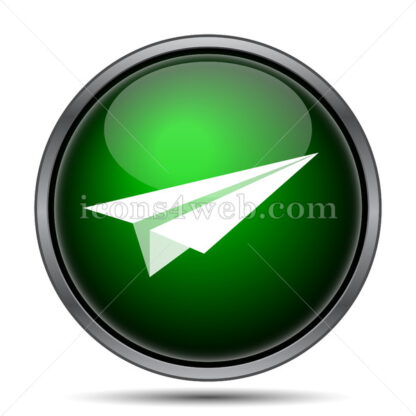 Paper plane internet icon. - Website icons