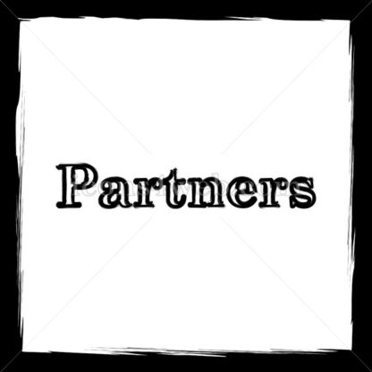 Partners sketch icon. - Website icons