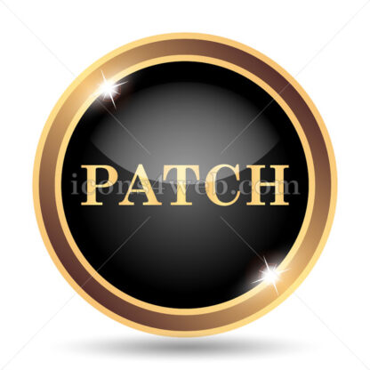 Patch gold icon. - Website icons