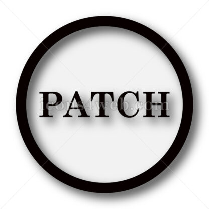 Patch simple icon. Patch simple button. - Website icons